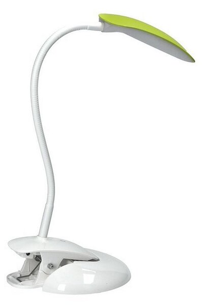 SOLIGHT LED stolní lampička stmívatelná 5W/4000K/300Lm bílá s klipem