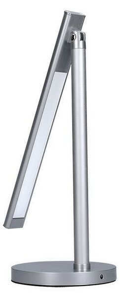 SOLIGHT LED stolní lampička stmívatelná 7W/3000K-6000K/400Lm, stříbrná