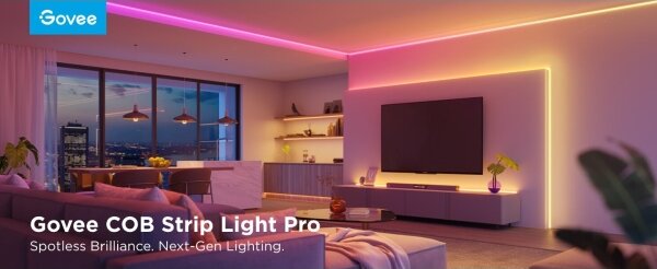 Govee - LED RGBICW Stmívatelný pásek COB 3780 diod 3m Wi-Fi Matter