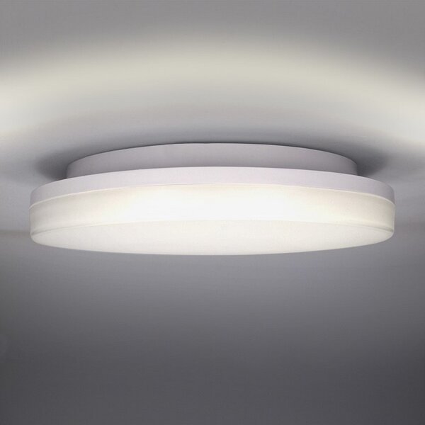 SOLIGHT LED venkovní přisazené svítidlo 15W/230V1150Lm/4000K/120°/IP54, kruhové bílé