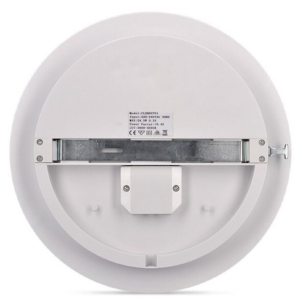 SOLIGHT LED venkovní přisazené svítidlo 15W/230V1150Lm/4000K/120°/IP54, kruhové bílé