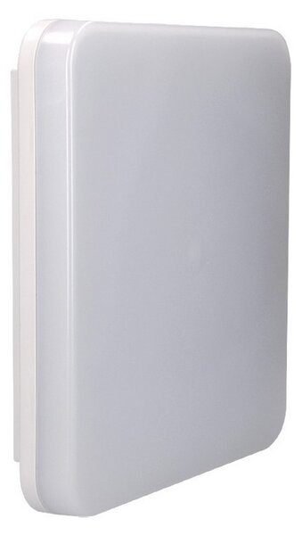 SOLIGHT LED venkovní přisazené svítidlo 24W/230V/1920Lm/4000K/120°/IP54, 28cm x 28cm, bílé