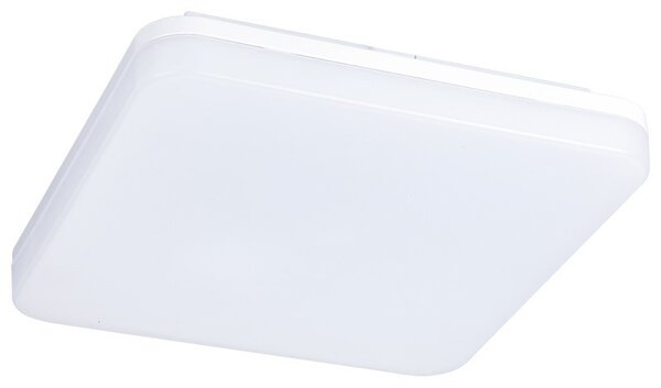 SOLIGHT LED venkovní přisazené svítidlo 24W/230V/1920Lm/4000K/120°/IP54, 28cm x 28cm, bílé