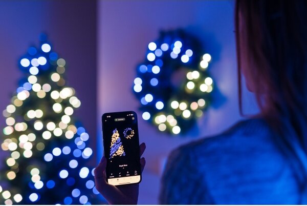 Twinkly TG70P4425P01 - LED RGBW Vánoční stromek TREE 435xLED 2,1 m Wi-Fi