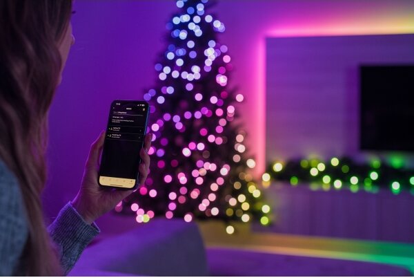 Twinkly TG70P4425P01 - LED RGBW Vánoční stromek TREE 435xLED 2,1 m Wi-Fi