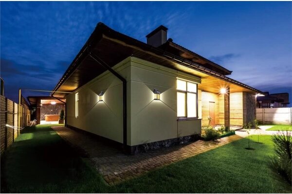 LED Venkovní solární nástěnné svítidlo se senzorem LED/1W/3,7V 1200 mAh IP65