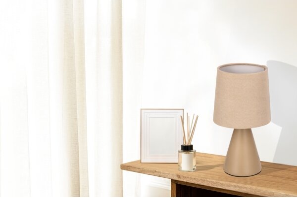 Stolní lampa SATTI 1xE14/40W/230V béžová