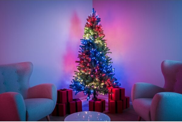 Twinkly TG70P4425P01 - LED RGBW Vánoční stromek TREE 435xLED 2,1 m Wi-Fi