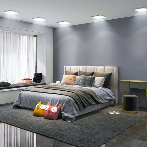 Aigostar - LED Podhledové svítidlo LED/12W/230V 6500K 17,5x17,5 cm bílá