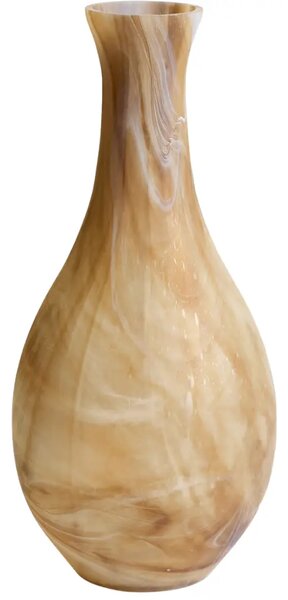 Kave Home Hnědá skleněná váza Nerola 46 cm