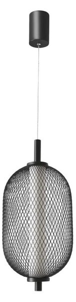 LED Lustr na lanku PUMA LED/10W/230V pr. 15 cm černá