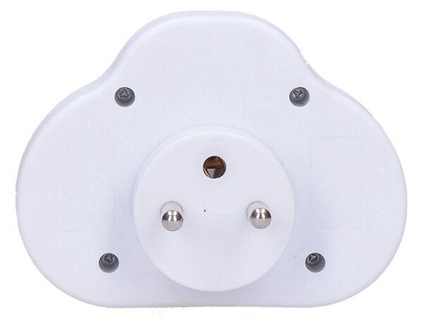SOLIGHT Zásuvka rozbočovací s vypínačem P97 2x 230V/10A, bílá