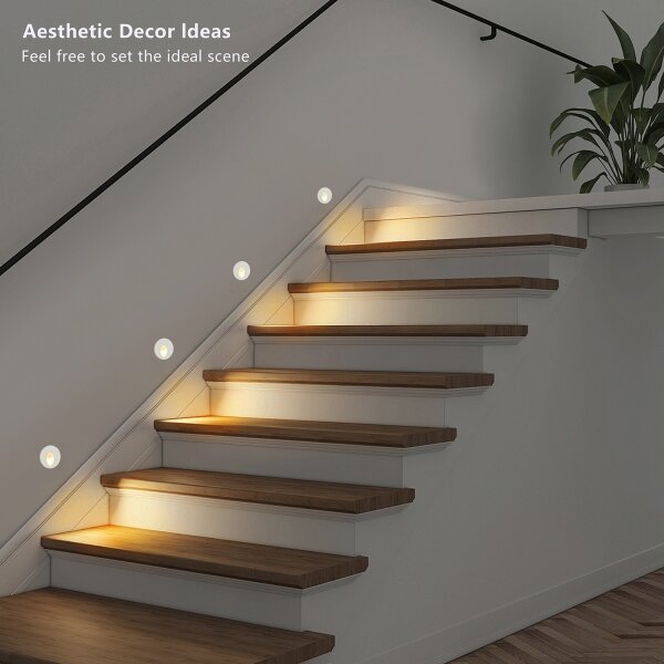 Brilagi - LED Venkovní vestavné svítidlo STAIRDOT LED/2W/230V bílá IP65 kulatý