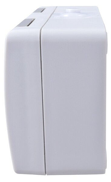 SOLIGHT Dvojzásuvka do vlhka max. 3680W, IP54, šedá