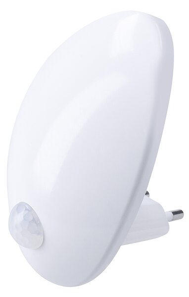 SOLIGHT LED noční světélko s pohybovým a světelným sensorem 0,7W, 3000K, 230V