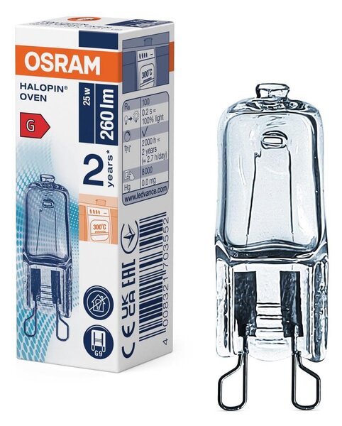 Žárovka do trouby HALOPIN G9/25W/230V 2700K - Osram