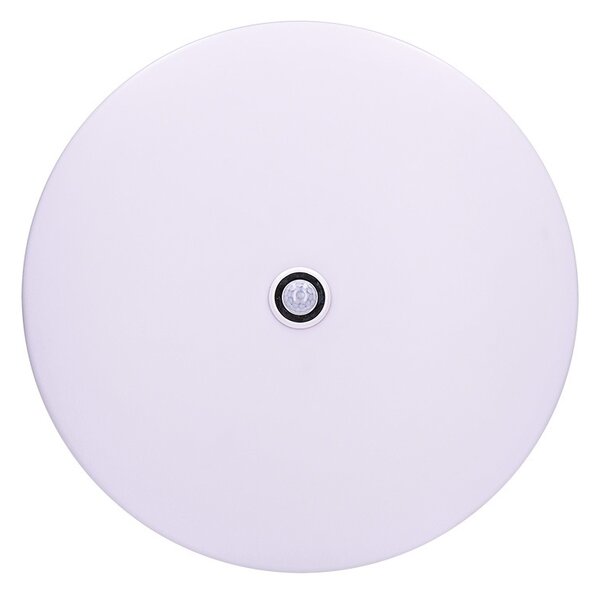 SOLIGHT LED stropní světlo PLAIN s PIR sensorem, 18W, 1260lm, 3000K, kulaté, 33cm