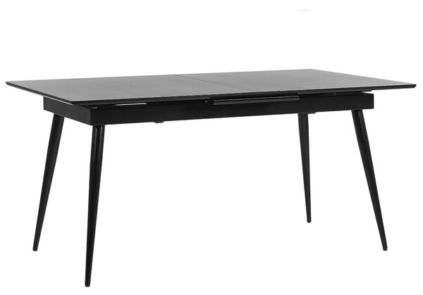 Rozkládací jídelní stůl MALDON Černá 160/200 cm 90 cm