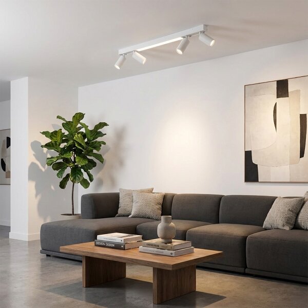 Brilagi - LED Bodové svítidlo SELE 4xGU10/30W/230V + LED/20W bílá