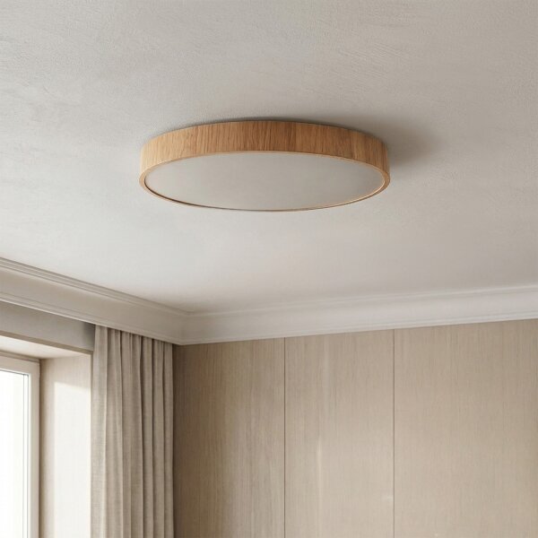 Brilagi -LED Strop. svít. POOL LED/48W/230V 3000/4000/6000K pr. 40 cm dek. dřeva