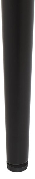 Rozkládací jídelní stůl MALDON Černá 160/200 cm 90 cm