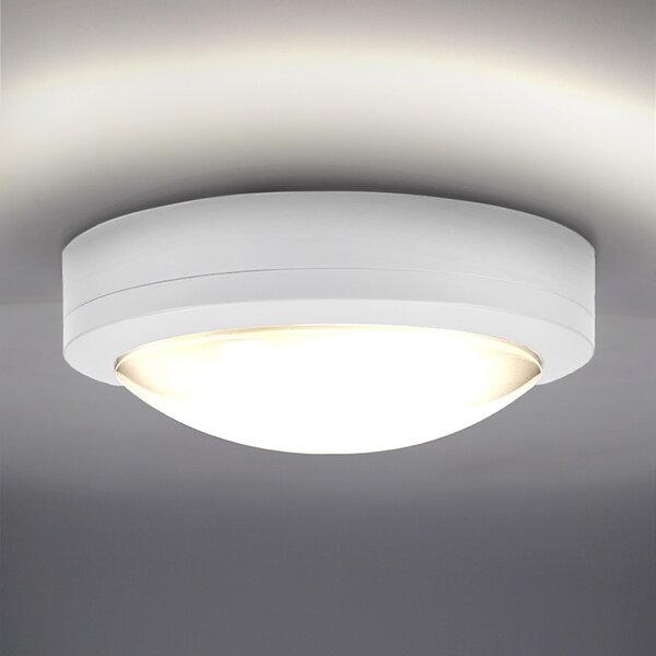 SOLIGHT LED venkovní osvětlení Siena 13W, 910lm, 4000K, IP54, 17cm, kruhové bílé