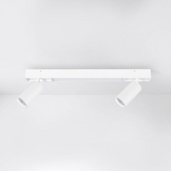 Brilagi - LED Bodové svítidlo SELE 2xGU10/30W/230V + LED/15W bílá