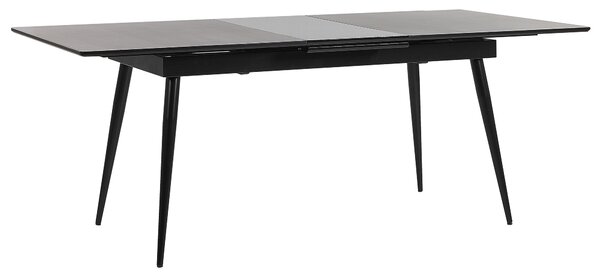 Rozkládací jídelní stůl MALDON Černá 160/200 cm 90 cm