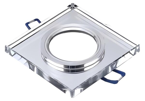 Podhledové svítidlo 1xGU10/MR16/10W/230V 9x9 cm lesklý chrom