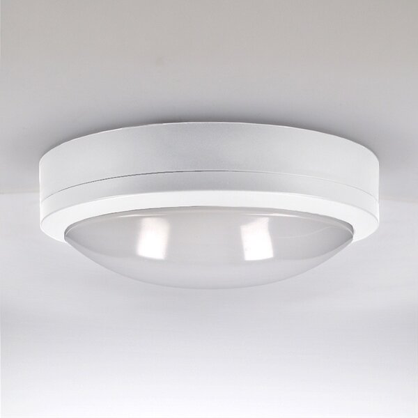 SOLIGHT LED venkovní osvětlení Siena bílé 20W, 1500lm, 4000K, IP54, 23cm