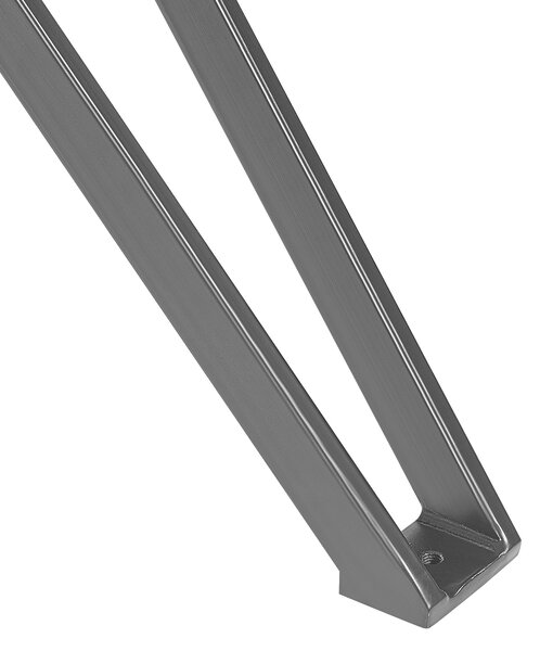 Jídelní stůl BALLINA Bílý mramor 160 cm 90 cm Bezpečnostní sklo