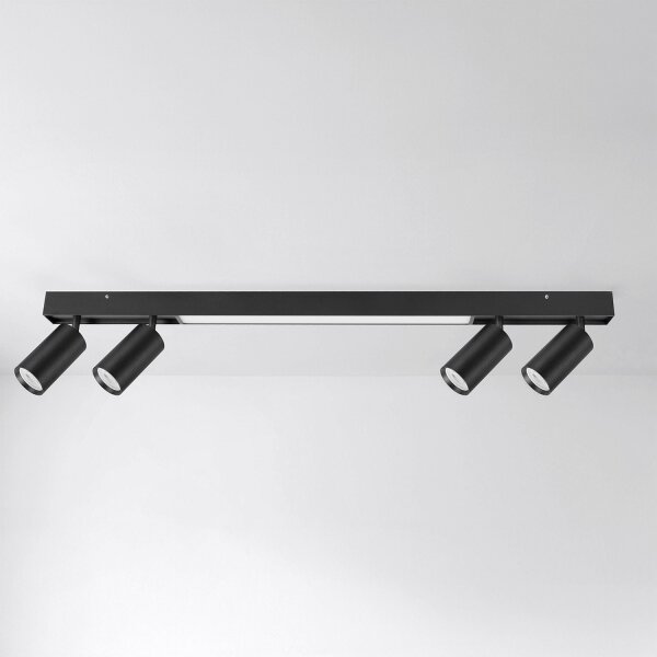 Brilagi - LED Bodové svítidlo SELE 4xGU10/30W/230V + LED/25W černá