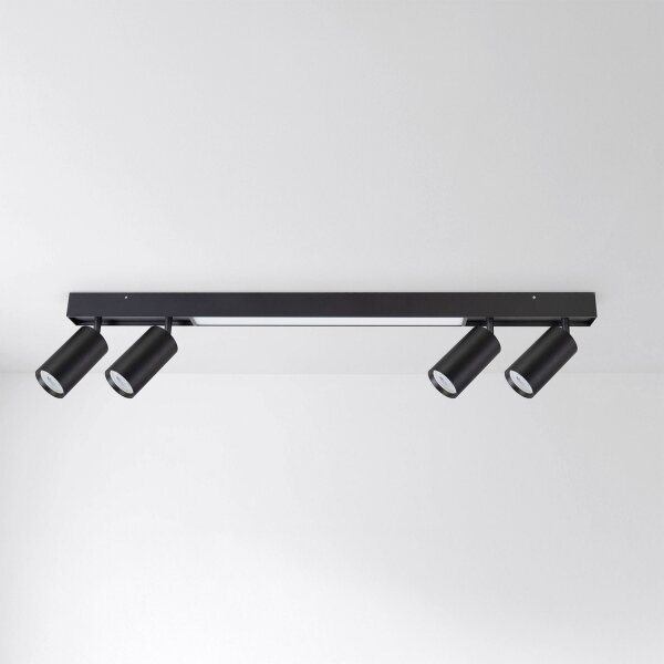 Brilagi - LED Bodové svítidlo SELE 4xGU10/30W/230V + LED/20W černá