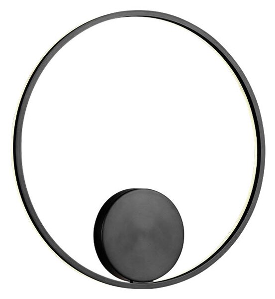 Redo 01-1945-TRIAC Orbit indirect, nástěnné/stropní kruhové svítidlo, 42W LED 3000K stmívatelné TRIAC, černá, prům. 60cm