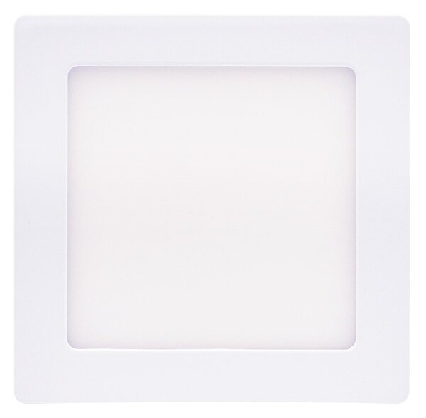 SOLIGHT LED mini panel CCT, přisazený, 12W, 900lm, 3000K, 4000K, 6000K, čtvercový bílý
