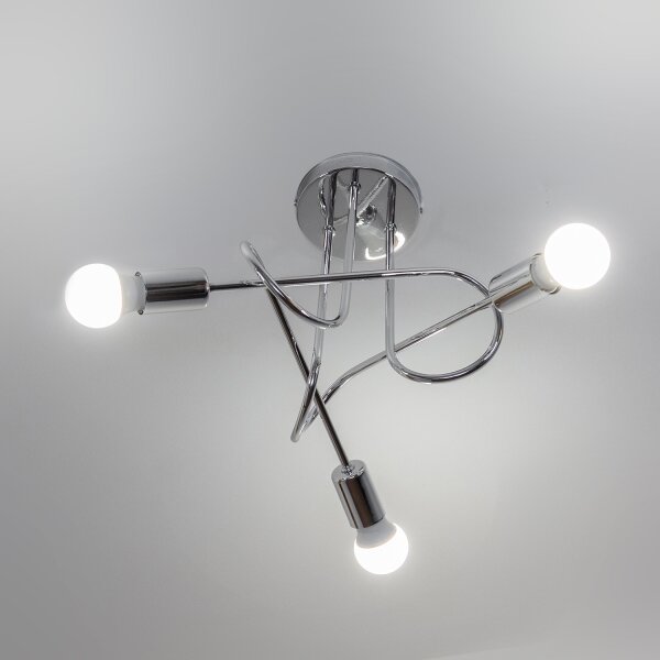 Přisazený lustr OXFORD 3xE27/15W/230V lesklý chrom