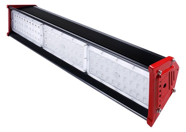 SOLIGHT Linear high bay, 150W, 19500lm, 30x70°, Philips Lumileds, MeanWell driver, 5000K