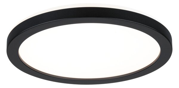 Paulmann 70997 Atria Shine, černé stropní svítidlo s korónou, 11,2W LED 3000K, průměr 19cm