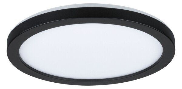 Paulmann 70997 Atria Shine, černé stropní svítidlo s korónou, 11,2W LED 3000K, průměr 19cm