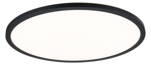 Paulmann 70999 Atria Shine, černé stropní svítidlo s korónou, 22W LED 3000K tříkrokové stmívání, průměr 42cm