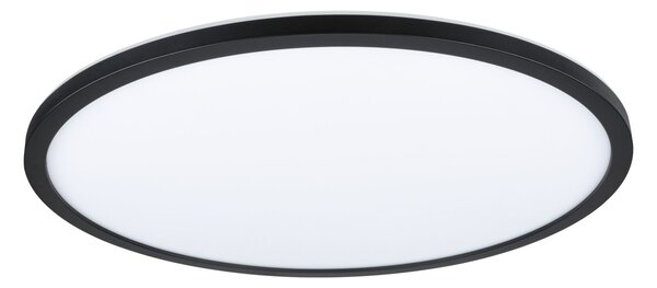 Paulmann 70999 Atria Shine, černé stropní svítidlo s korónou, 22W LED 3000K tříkrokové stmívání, průměr 42cm