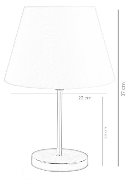 ASIR Stolní lampa AYD krémová