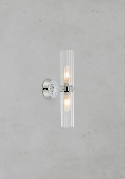 Markslöjd 109027 - Koupel. nástěnná lampa RIMINI 2xG9/20W/230V IP44 lesklý chrom