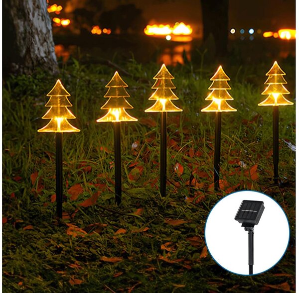 Aigostar - LED Solární vánoční svítidlo LED/0,054W/1,2V 1m IP65 teplá bílá