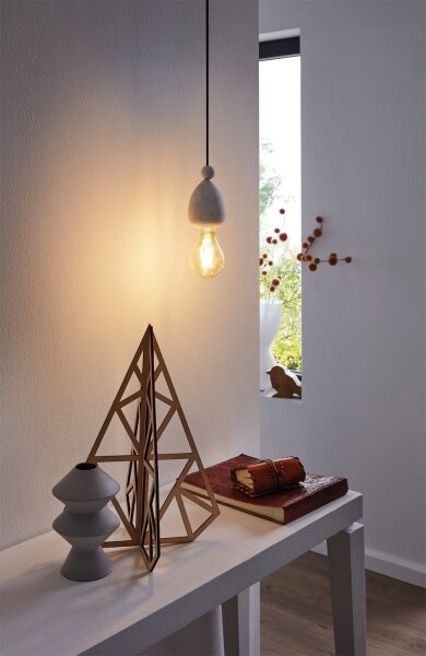 Eglo 32544 - Lustr na lanku YORTH 1xE27/60W/230V bílá