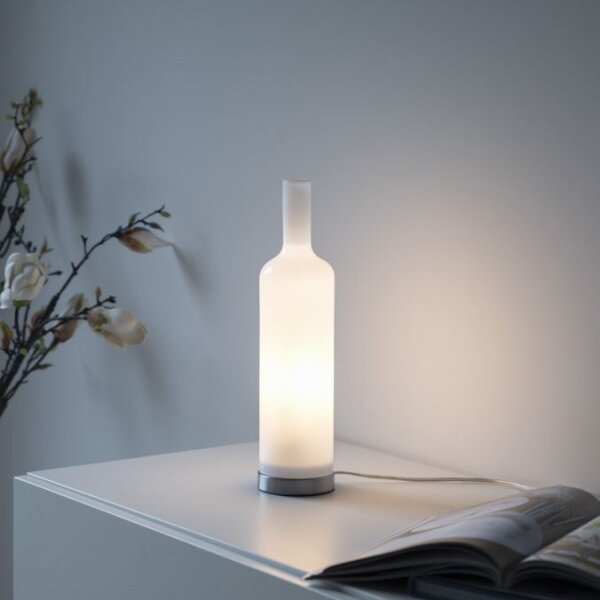 JUST LIGHT. 14006-16 - Stolní lampa BOTTLE 1xE14/25W/230V bílá