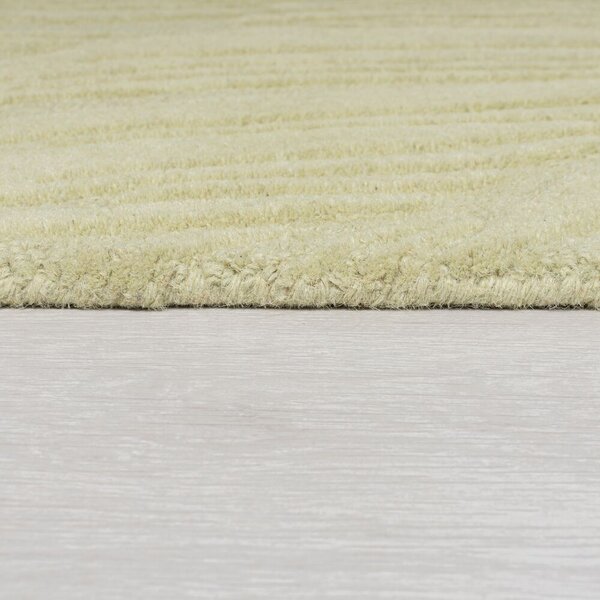 Flair Rugs, Běhoun Solace Lino Leaf Sage, 60x230, zelená, chodba / předsíň