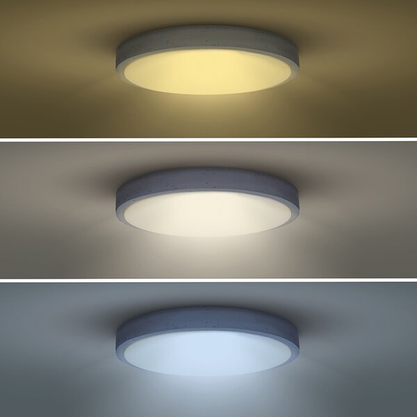 SOLIGHT LED osvětlení Grey CCT, 48W, 3360lm, 38cm