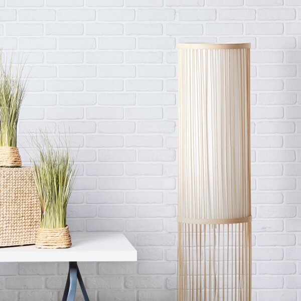 Brilliant - Stojací lampa NORI 1xE27/40W/230V bambus