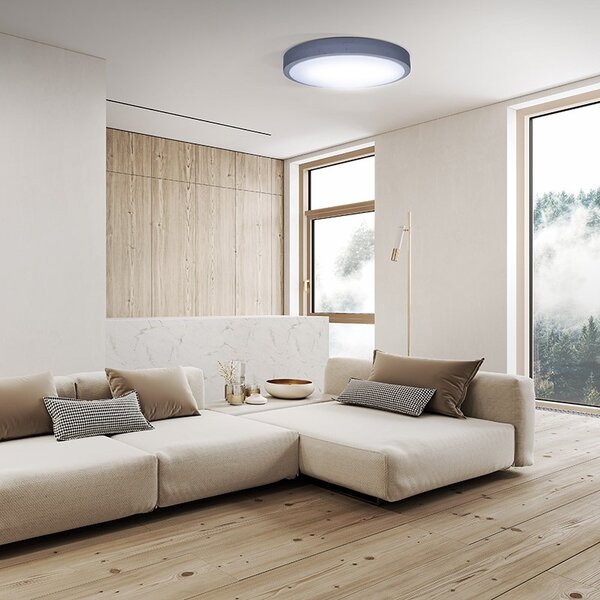 SOLIGHT LED osvětlení Grey CCT, 48W, 3360lm, 38cm